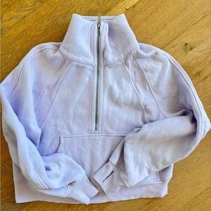 Lululemon Scuba Half Zip Funnel Neck